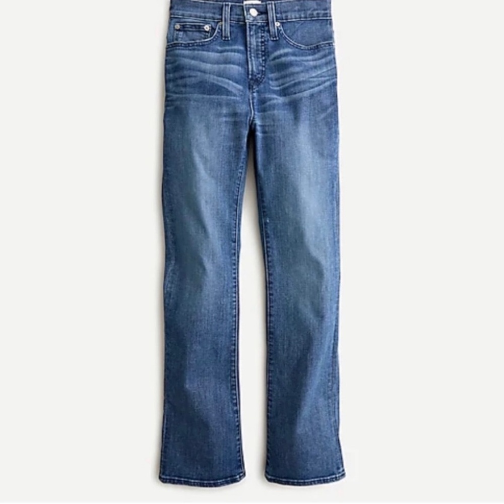 J Crew Curvy Full Length Demi Boot Jeans Sz 25P